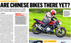 Are chinese bikes there yet?